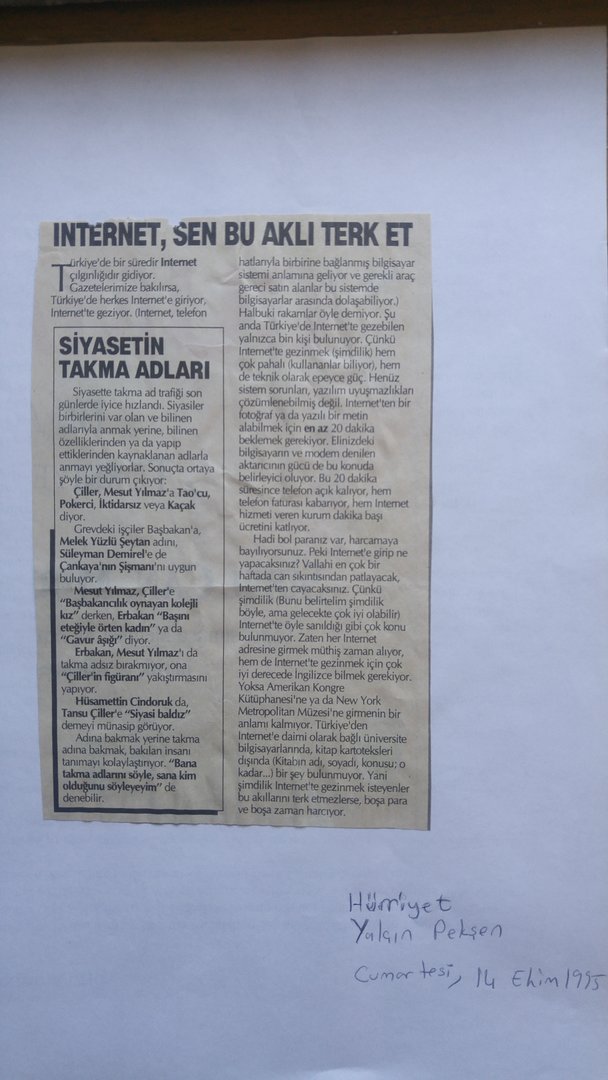 1995 - Haber-Hurriyet-Yalçın-Pekşen-2